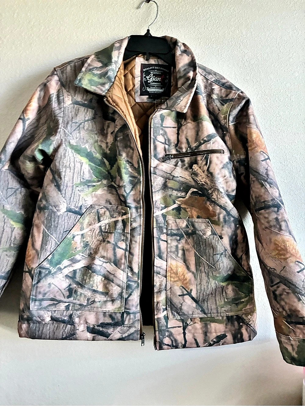 Gian Camouflage Field Jacket Size M (8) NWT